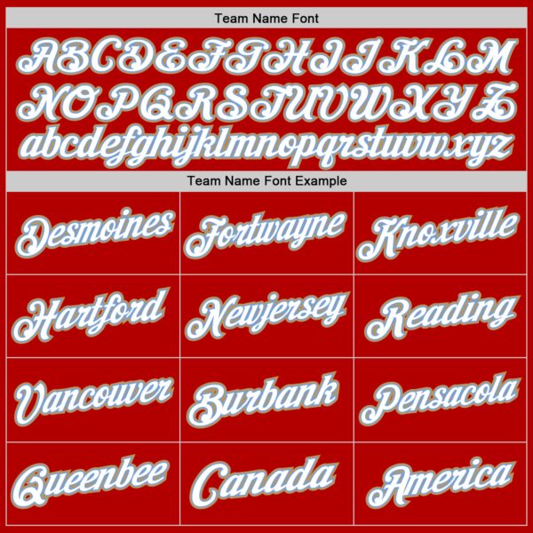 Custom Red Light Blue-Old Gold Authentic Throwback Basketball Jersey