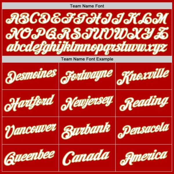 Custom Red White-Old Gold Authentic Throwback Basketball Jersey