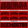 Custom Reversible Black Red Double Side Sublimation Basketball Suit Jersey
