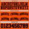 Custom Reversible Black Orange Double Side Sublimation Basketball Suit Jersey