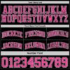 Custom Reversible Black Pink-White Double Side Sublimation Basketball Suit Jersey