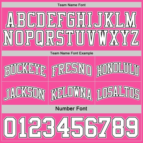 Custom Reversible Black Pink-White Double Side Sublimation Basketball Suit Jersey