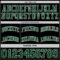 Custom Reversible Black Green-White Double Side Sublimation Basketball Suit Jersey