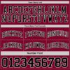 Custom Reversible Black Maroon-White Double Side Sublimation Basketball Suit Jersey