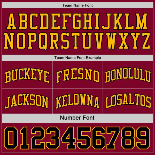 Custom Reversible Black Maroon-Gold Double Side Sublimation Basketball Suit Jersey