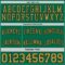 Custom Reversible Black Kelly Green-Old Gold Double Side Sublimation Basketball Suit Jersey