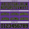 Custom Reversible Black Purple-Neon Green Double Side Sublimation Basketball Suit Jersey