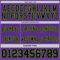 Custom Reversible Black Purple-Neon Green Double Side Sublimation Basketball Suit Jersey