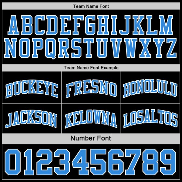 Custom Reversible Black Powder Blue-White Double Side Sublimation Basketball Suit Jersey