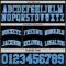 Custom Reversible Black Powder Blue-White Double Side Sublimation Basketball Suit Jersey
