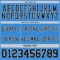 Custom Reversible Black Powder Blue-White Double Side Sublimation Basketball Suit Jersey