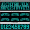 Custom Reversible Black Aqua Double Side Sublimation Basketball Suit Jersey