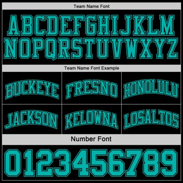 Custom Reversible Black Aqua Double Side Sublimation Basketball Suit Jersey