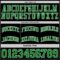 Custom Reversible Black Grass Green-White Double Side Sublimation Basketball Suit Jersey