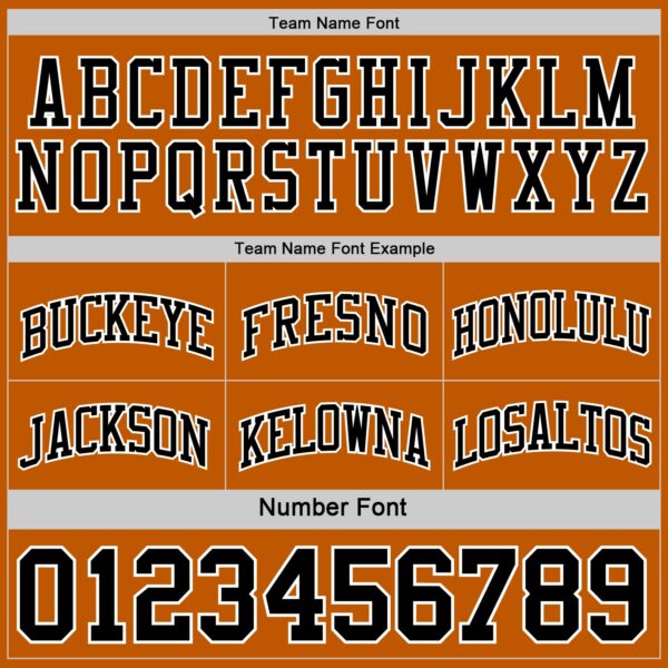 Custom Reversible Black Texas Orange-White Double Side Sublimation Basketball Suit Jersey