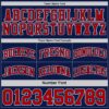 Custom Navy Red-White Reversible Double Side Sublimation Basketball Suit Jersey