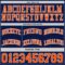 Custom Navy Orange-White Reversible Double Side Sublimation Basketball Suit Jersey