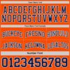 Custom Navy Orange-White Reversible Double Side Sublimation Basketball Suit Jersey