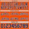 Custom Navy Orange-White Reversible Double Side Sublimation Basketball Suit Jersey