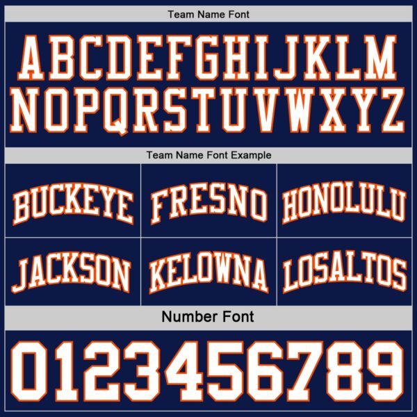 Custom Navy White-Orange Reversible Double Side Sublimation Basketball Suit Jersey