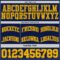 Custom Navy Gold Reversible Double Side Sublimation Basketball Suit Jersey