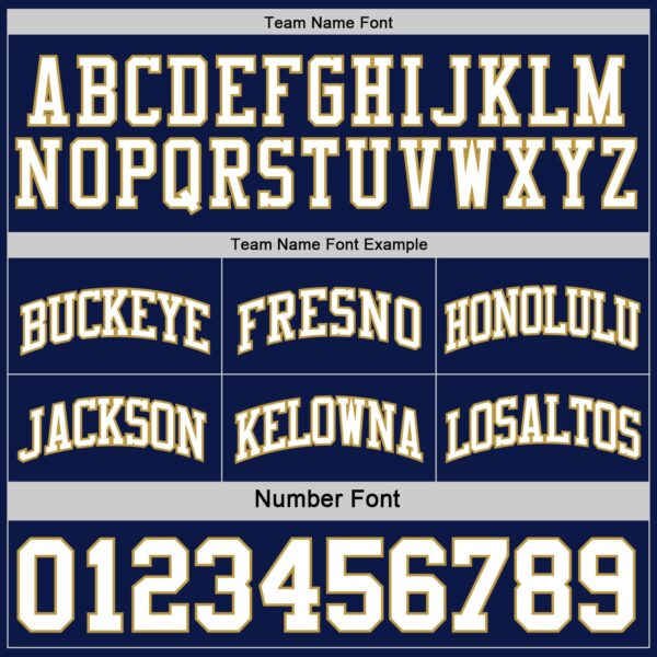 Custom Navy White-Old Gold Reversible Double Side Sublimation Basketball Suit Jersey