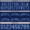 Custom Navy Light Blue Reversible Double Side Sublimation Basketball Suit Jersey