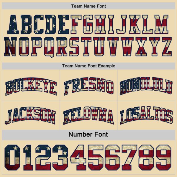Custom Navy Vintage USA Flag Cream-Maroon Reversible Double Side Sublimation Basketball Suit Jersey