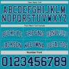 Custom Navy Teal-White Reversible Double Side Sublimation Basketball Suit Jersey