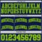 Custom Navy Neon Green Reversible Double Side Sublimation Basketball Suit Jersey