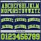 Custom Navy Neon Green-White Reversible Double Side Sublimation Basketball Suit Jersey