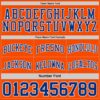 Custom Royal Orange-White Reversible Double Side Sublimation Basketball Suit Jersey