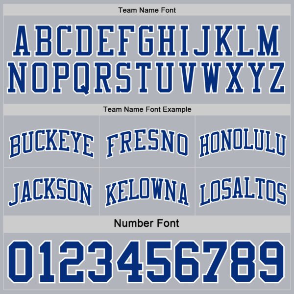 Custom Royal White-Gray Reversible Double Side Sublimation Basketball Suit Jersey