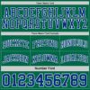 Custom Royal Kelly Green-White Reversible Double Side Sublimation Basketball Suit Jersey