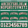 Custom Red White-Kelly Green Reversible Double Side Sublimation Basketball Suit Jersey