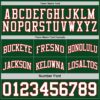 Custom Red White-Green Reversible Double Side Sublimation Basketball Suit Jersey