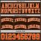 Custom Brown Orange-White Reversible Double Side Sublimation Basketball Suit Jersey