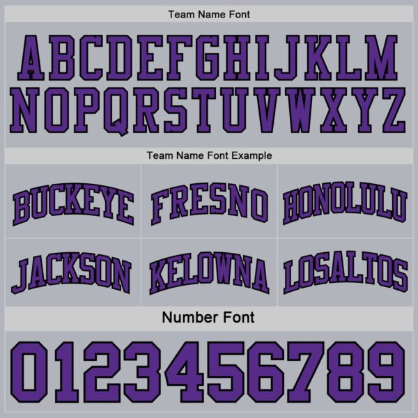 Custom Purple Black-Gray Reversible Double Side Sublimation Basketball Suit Jersey