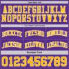 Custom Purple Gold-White Reversible Double Side Sublimation Basketball Suit Jersey