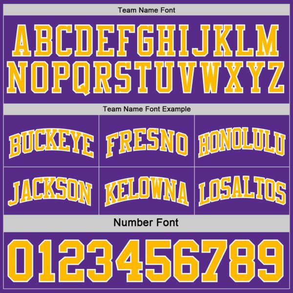 Custom Purple Gold-White Reversible Double Side Sublimation Basketball Suit Jersey