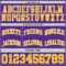 Custom Purple Gold-White Reversible Double Side Sublimation Basketball Suit Jersey