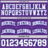 Custom Purple White-Light Blue Reversible Double Side Sublimation Basketball Suit Jersey