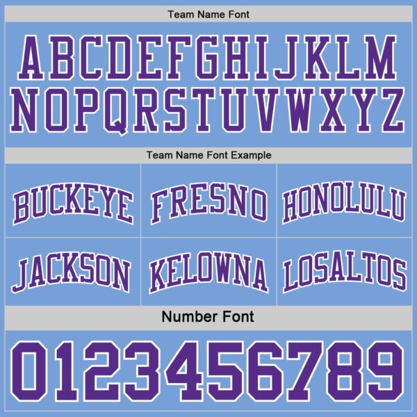 Custom Purple White-Light Blue Reversible Double Side Sublimation Basketball Suit Jersey