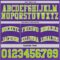 Custom Purple Neon Green-White Reversible Double Side Sublimation Basketball Suit Jersey