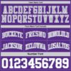 Custom Reversible Purple White-Gray Double Side Sublimation Basketball Suit Jersey
