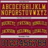 Custom Reversible Navy Maroon-Gold Double Side Sublimation Basketball Suit Jersey