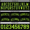 Custom Reversible Black Neon Green Double Side Sublimation Basketball Suit Jersey
