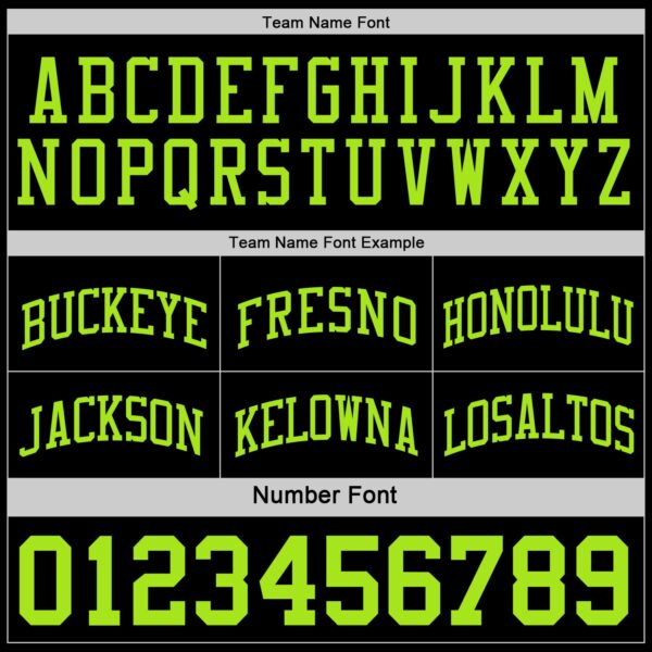 Custom Reversible Black Neon Green Double Side Sublimation Basketball Suit Jersey