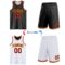 Custom Reversible Black Maroon-Gold Double Side Sublimation Basketball Suit Jersey