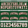 Custom Reversible Green White-Red Double Side Sublimation Basketball Suit Jersey